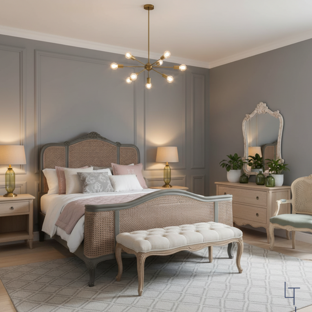 Fontaine Bed Combo - Bed + Tables