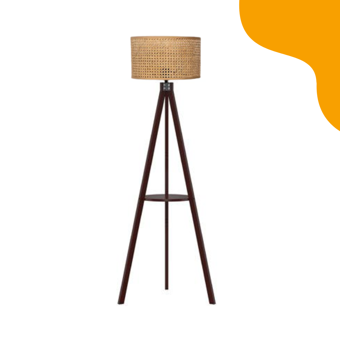 Deck Floor Lamp - Cane