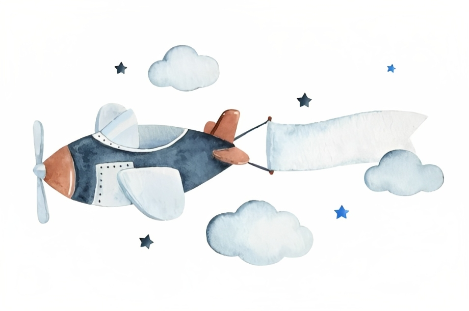 Baby Room Plane Frame