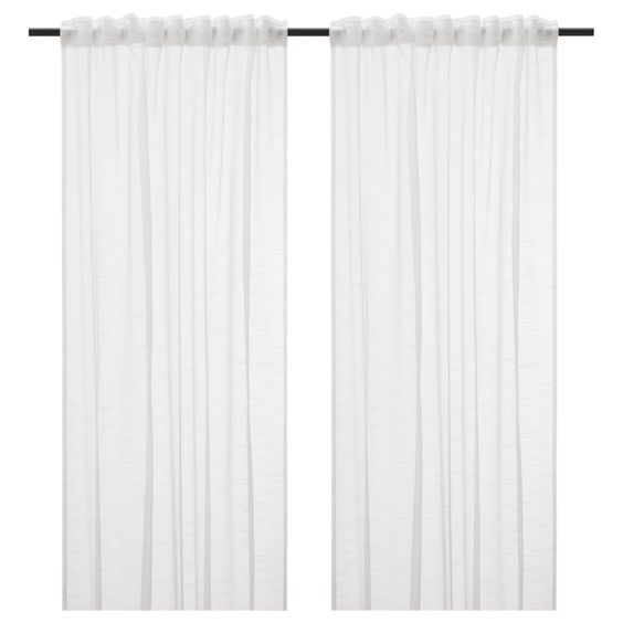 Dove Curtain - Organza